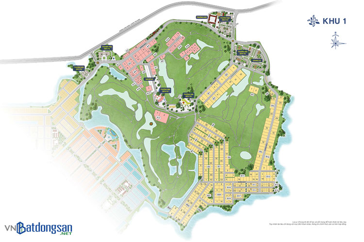 Mặt bằng Khu 1 - Bi&ecirc;n H&ograve;a New City