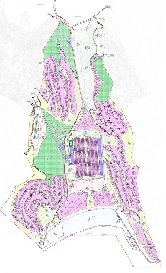 Bản đồ quy hoạch dự &aacute;n sau điều chỉnh