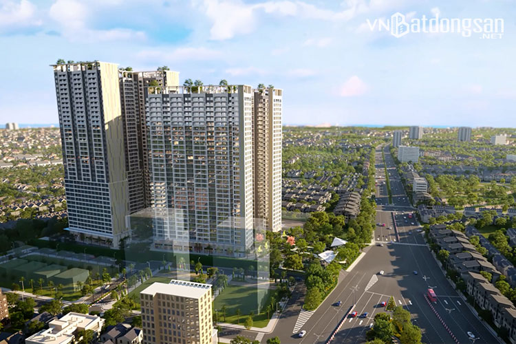 Lavita Thuan An nằm ngay cung đường huyết mạch, trong tương lai sẽ trở thành đại lộ thương mại - dịch vụ lớn nhất tỉnh Bình Dương. Ảnh phối cảnh: Hưng Thịnh Land.