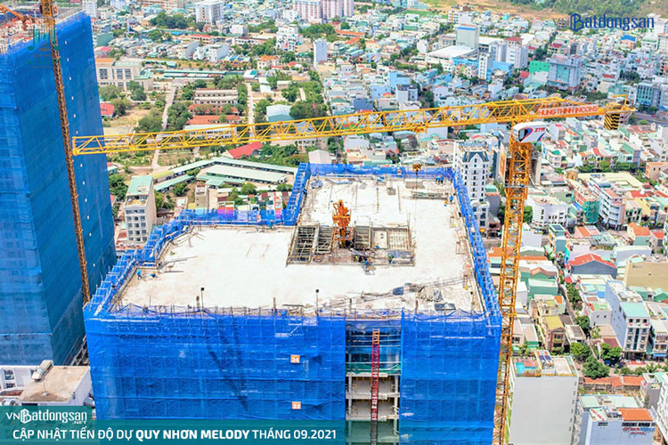 Cập nhật tiến độ dự &aacute;n Quy Nhon Melody th&aacute;ng 09/2021 - Ảnh 11