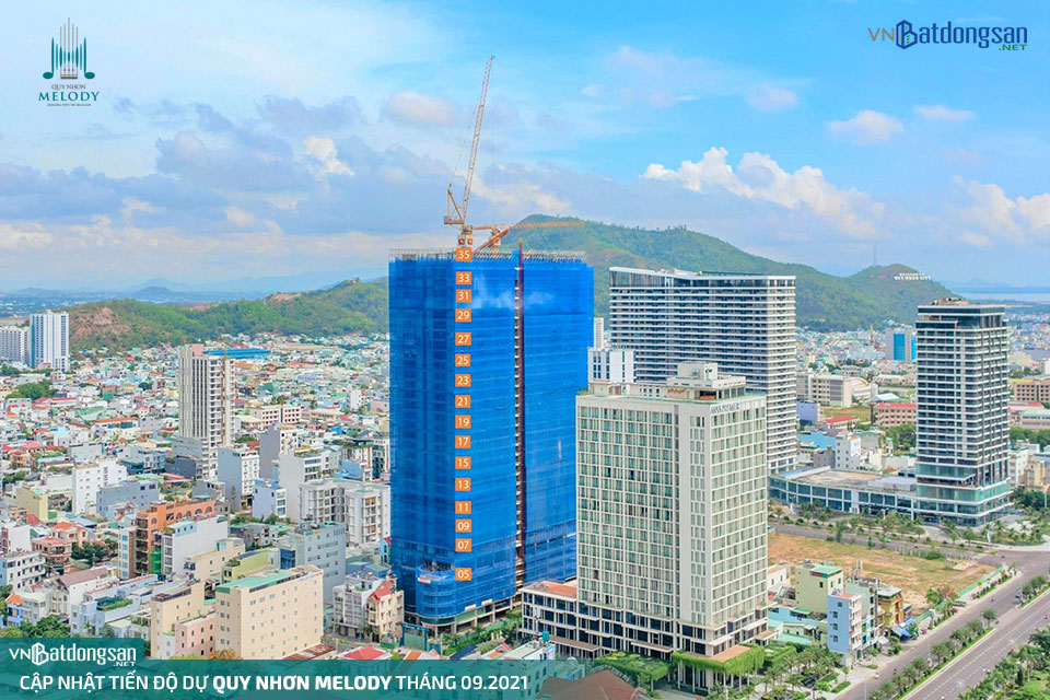 Cập nhật tiến độ dự &aacute;n Quy Nhon Melody th&aacute;ng 09/2021 - Ảnh 3