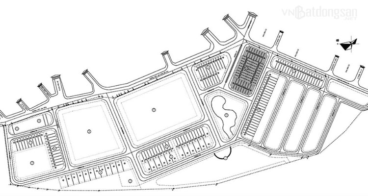 Mặt băng tổng thể dự &aacute;n Richmond Quy Nhơn