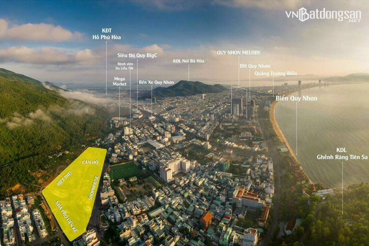 Vị tr&iacute; Dự &aacute;n Richmond Quy Nhon