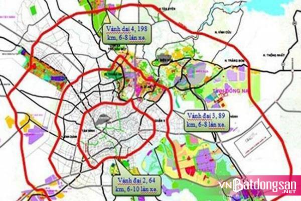 Nghiên cứu đấu giá quỹ đất để tạo vốn đầu tư đường vành đai 3, 4 TP.HCM
